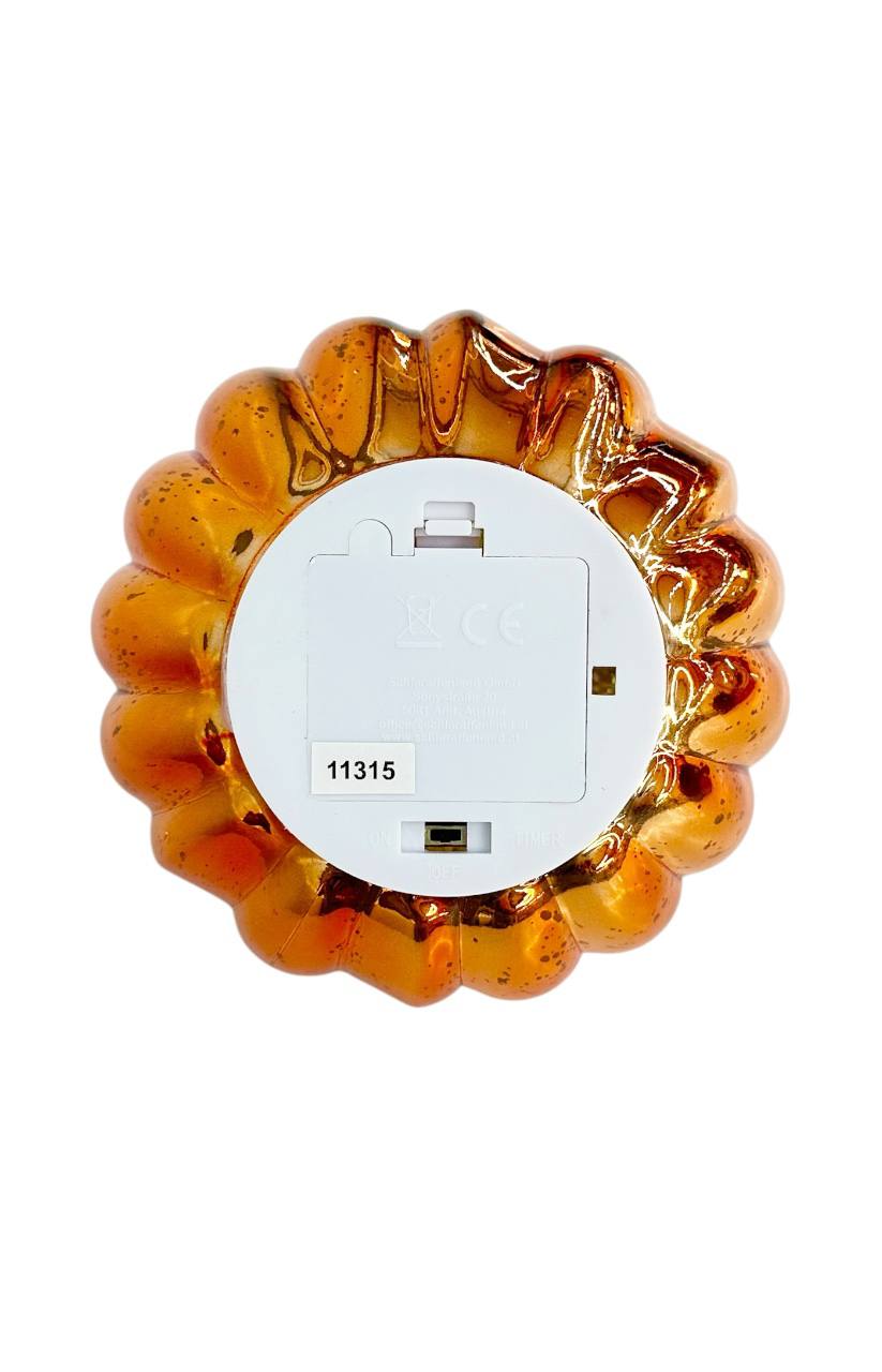 Оптом led-лампа у формі гарбуза "flower power" (із вбудованим таймером на 6 годин) - фото 3