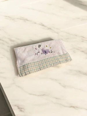 Оптом рушник 4* (махра\мікроф.) 3d koloco м.998-333 рожевий в асортименті - фото 1