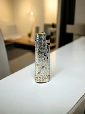 Оптом запальничка boutigue м.208-1b сріблястий в асортименті - фото 1