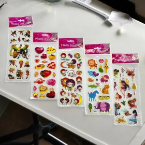 Оптом набор наклеек детских flash stickers 3d - фото 1
