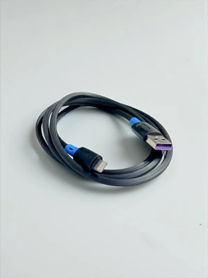 Оптом usb кабель для айфона м.15-1 чорний в асортименті - фото 1