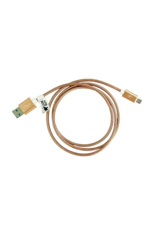 Оптово usb кабель для андроид м.р00093 золотистый в ассортименте - фото 1