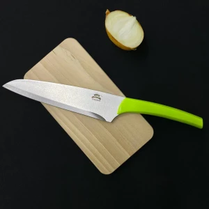 Оптовая нож кухонный kingsta (пластиковая ручка) 34см. м.а490 салатовый в ассортименте - фото 1