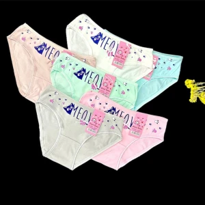 Оптом труси для дівчинки м.y9377 бавовна 1уп. 6шт р.xl - фото 1