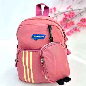 Оптом дитячий рюкзак+монетниця (плащівка) м.yc254 р.в-32 д-25 ш-10 корал в асортименті - фото 1
