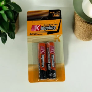 Оптом батарейки kingcboy extra heavy duty r3p (блістер) 2шт - фото 1