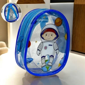 Оптом гаманець дитячий (силікон) в-9 д-7 ш-3,5 синiй в асортименті - фото 1