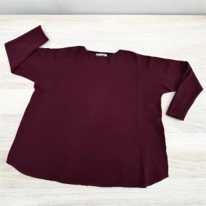 Оптом джемпер жіночий (батал) м.x3069 р.xl/xxl бордовий в асортименті - фото 1