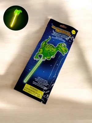 Оптом світлова неонова паличка dinosaur м.kll10200 жовтий в асортименті - фото 1