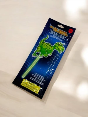 Оптом світлова неонова паличка dinosaur м.kll10200 червоний в асортименті - фото 1