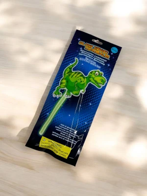 Оптом світлова неонова паличка dinosaur м.kll10200 блакитний в асортименті - фото 1