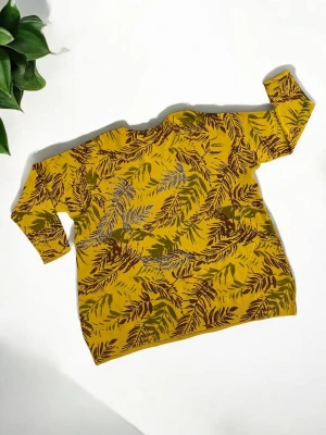 Оптом джемпер жіночий (батал) м.x3163 р.3xl/4xl жовтий в асортименті - фото 1