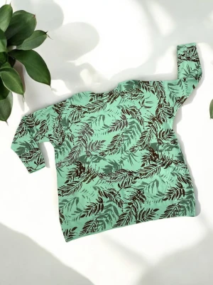 Оптом джемпер жіночий (батал) м.x3163 р.3xl/4xl зелений в асортименті - фото 1