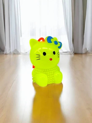 Оптом іграшка-антистрес "йо-йо" hello kitty м.1 жовтий в асортименті - фото 1