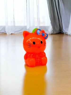 Оптом іграшка-антистрес "йо-йо" hello kitty м.1 помаранчевий в асортименті - фото 1