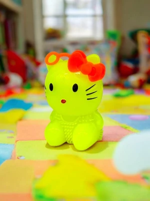 Оптом игрушка-антистресс "йо-йо" hello kitty м.2 желтый в ассортименте - фото 1