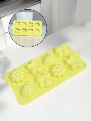Оптом форма для випікання (силікон) 8кл. м.ск3-45-35 жовтий в асортименті - фото 1