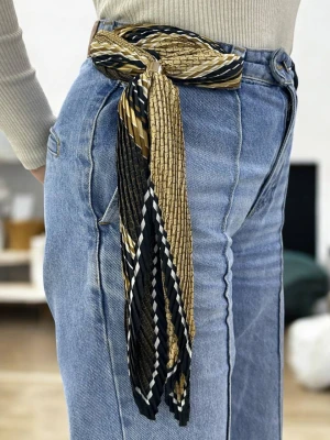 Оптом жіноча хустинка fashion gewerly (шифон/жатка) 70*70 м.1/9 - фото 1