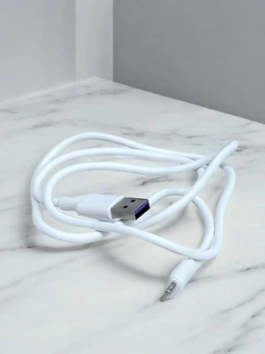 Оптом usb кабель для айфона lightning м.3а білий в асортименті - фото 1