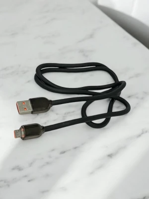 Оптом usb кабель micro fast charge чорний в асортименті - фото 1