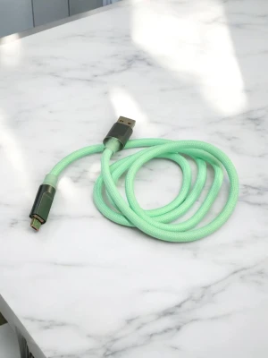 Оптом usb кабель micro м.18 зелений в асортименті - фото 1