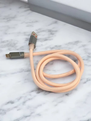 Оптом usb кабель micro м.18 бежевий в асортименті - фото 1