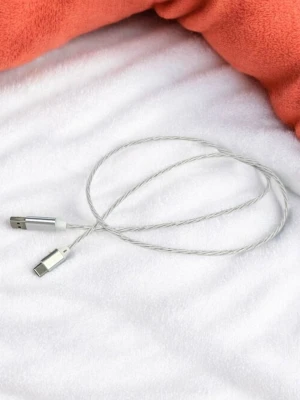 Оптом usb кабель type-c м.21 белый в ассортименте в ассортименте - фото 1