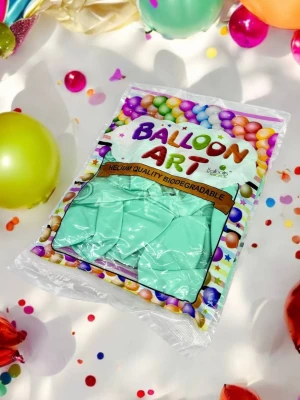 Оптом повітряні кульки balloon art набір 20шт. зелений в асортименті - фото 1