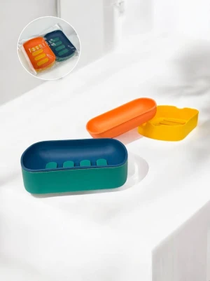 Оптом набір мильниць (пластик) м.fy50 2шт. - фото 1