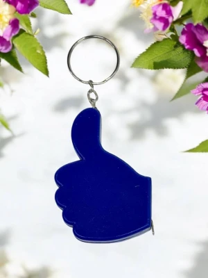 Оптом брелок-рулетка "thumb" м.8 синiй в асортименті - фото 1