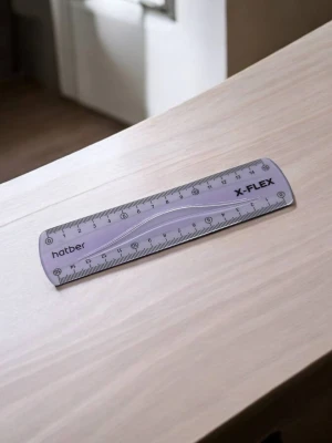 Оптом линейка (гибкая) x-flex 15см м.rl-067310 фиолетовый в ассортименте - фото 1