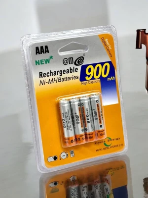 Оптом акумуляторна батарея ni-mh 900mah м.yd-aaa (бліст) 4шт - фото 1