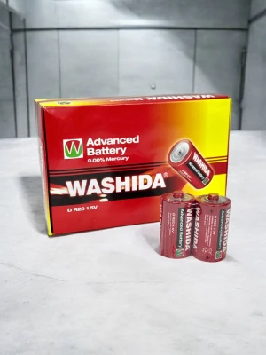 Оптом батарейки washida advanced r20 2шт - фото 1