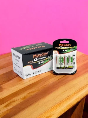 Оптом акумуляторна батарея maxday ni-mh 4700mah м.r6 aa (бліст) 4шт - фото 1