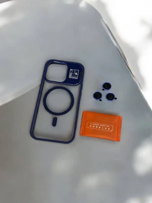 Оптом чохол на телефон м.17748-40 ip 12pro синiй в асортименті - фото 1