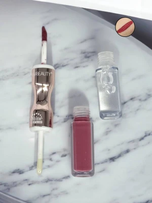 Оптом блиск для губ aiyishabeauty (2в1) м.24002 03 в асортименті - фото 1
