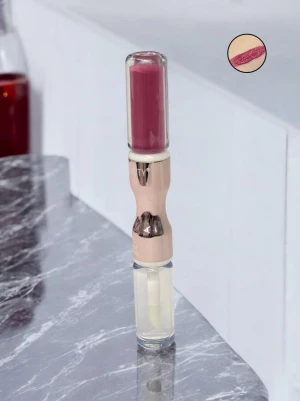 Оптом блиск для губ aiyishabeauty (2в1) м.24002 04 в асортименті - фото 1