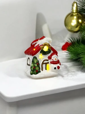 Оптом статуэтка (керамическая) 7*6*5см м.28-2 белый в ассортименте - фото 1