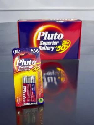 Оптом батарейки pluto superior r03p (мини пальчик/блистер) 2шт - фото 1