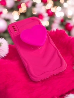 Оптом чохол на телефон м.17748-34 ip xs max малиновий в асортименті - фото 1