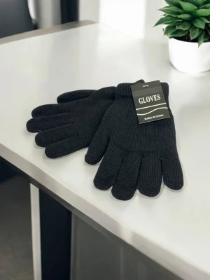 Оптом рукавиці-пальчата gloves (тонка в'язка) м.517-18 - фото 1