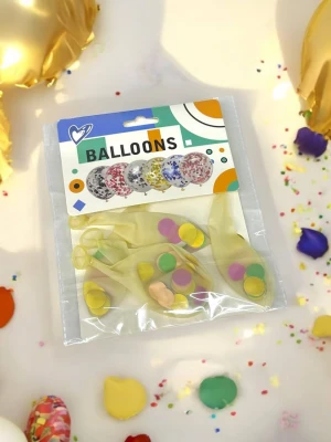 Оптом повітряні кульки balloons набір 5шт м.1695-7 - фото 1