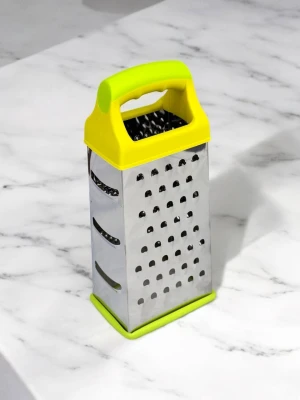 Оптом тертка чотирьохстороння (нерж.сталь) grater м.5 салатовий в асортименті - фото 1