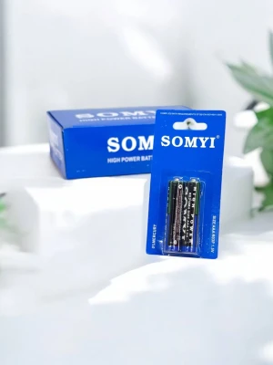 Оптом батарейки somyi r03p (мини пальчиковая/блистер) 2шт - фото 1