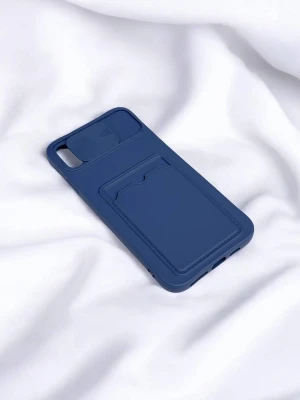 Оптом чохол на телефон м.17748-47 ip xs max темно-синiй в асортименті - фото 1
