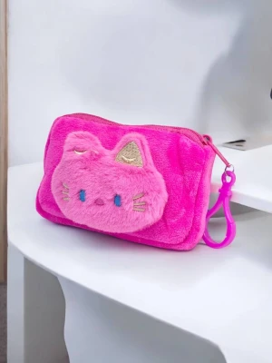 Оптом монетница-брелок Hello Kitty м.3 розовый в ассортименте | Оптом интернет магазин детских кошельков - фото 1