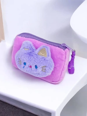 Оптом монетница-брелок Hello Kitty м.3 сиреневый в ассортименте | Оптом интернет магазин детских кошельков - фото 1