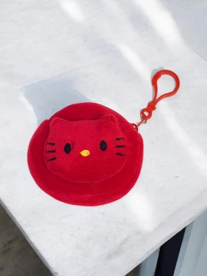 Оптом монетниця-брелок Hello Kitty м.6 червоний в асортименті | Гуртом гаманець Hello Kitty дитячий - фото 1