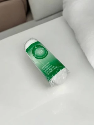 Оптом ватні диски cotton pads 60шт зелений в асортименті - фото 1