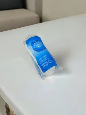 Оптом ватні диски cotton pads 60шт синiй в асортименті - фото 1